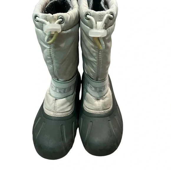 Sorel girls youth Cub Light Pink Floral Print Snow Boots SZ 3 winter waterproof - Picture 13 of 13